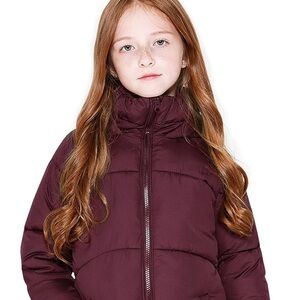 Amazon Kids Puffer Jacket - Maroon